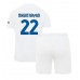 Inter Milan Henrikh Mkhitaryan #22 Bortedraktsett Barn 2023-24 Korte ermer (+ Korte bukser)